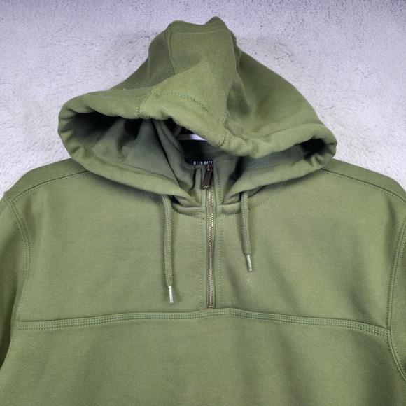 Carhartt Hoodie Mens M Green Loose Fit Rain Defender Utility Workwear Sweatshirt - Picture 7 of 15